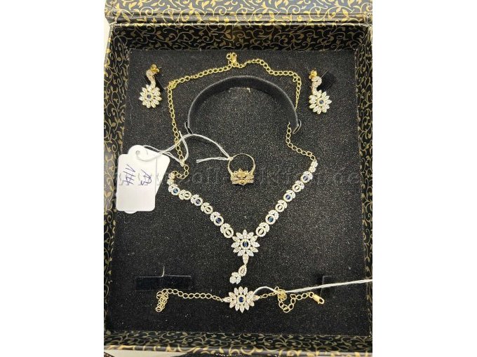 P13 Set: Collier/ Armband/ Ohrschmuck 750er Gold ca. 26gr