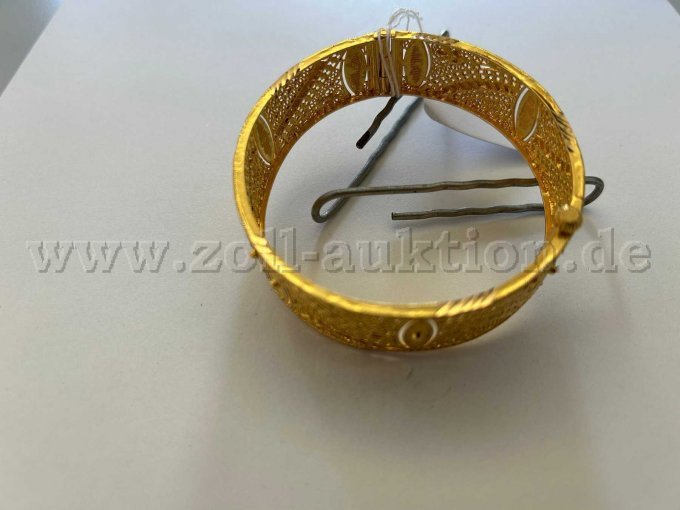 P19 Armreif 916er Gold ca. 34gr