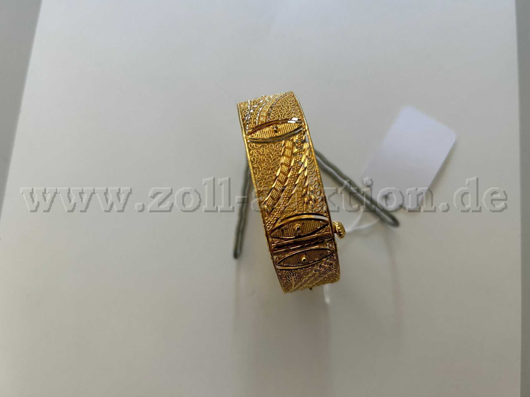 P19 Armreif 916er Gold ca. 34gr