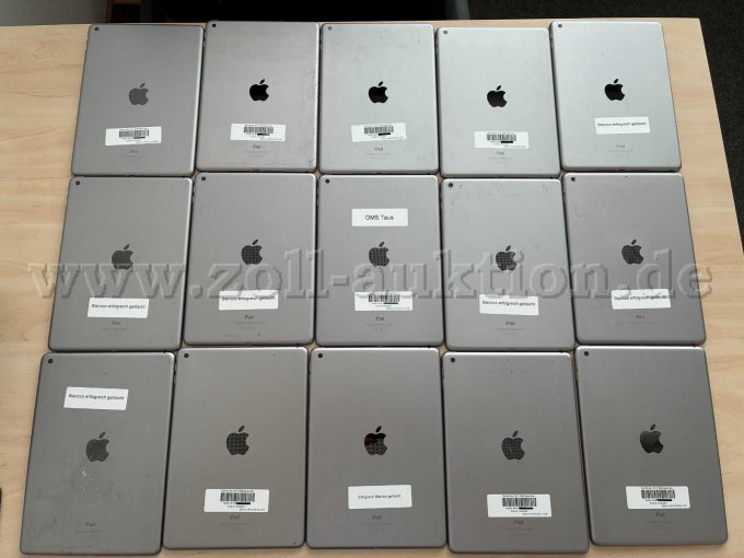 45 Apple iPads 6e generatie A1893 32 GB 9,7 inch (24,638 cm) – foto 6 – kavel bij Zoll-Auktion, Backnang
