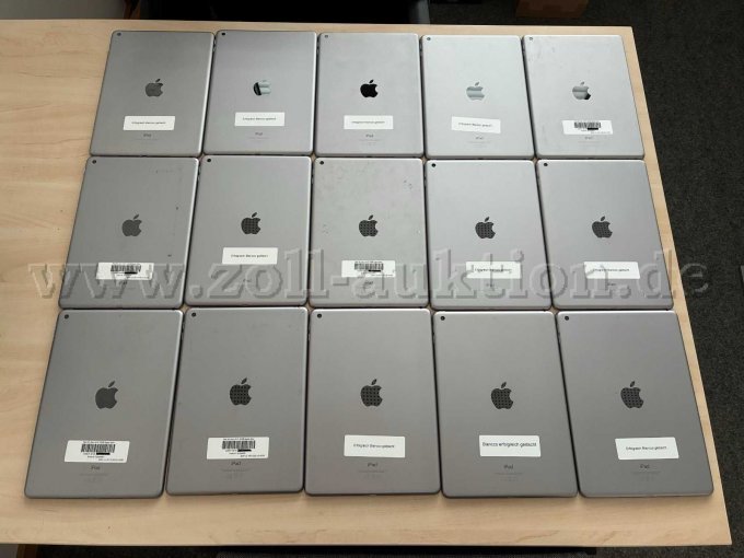 45 Apple iPads 6e generatie A1893 32 GB 9,7 inch (24,638 cm) – foto 9 – kavel bij Zoll-Auktion, Backnang