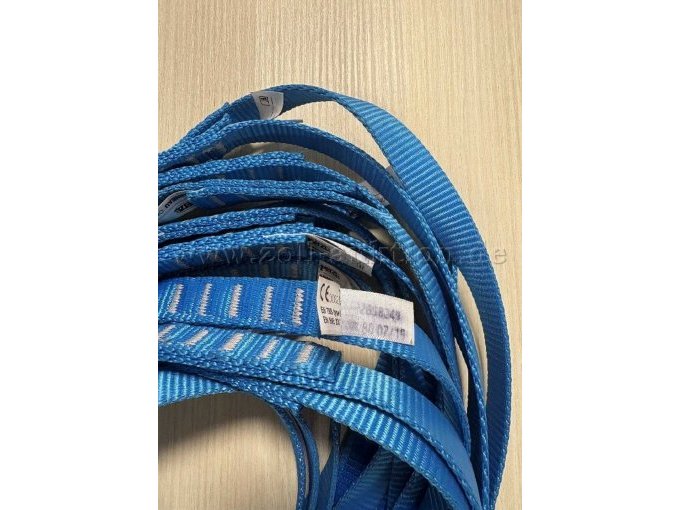 Bandschlinge Blau Typenschild