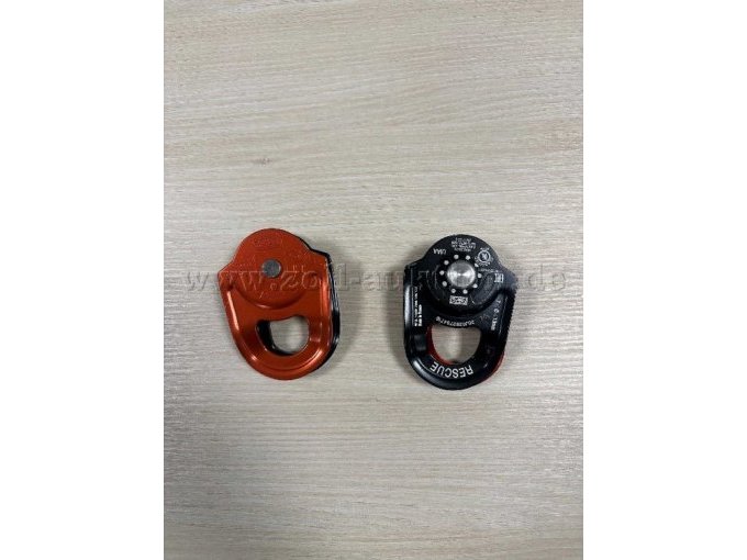 Umlenkrolle Rescue Rot/ Schwarz