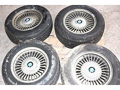 Gesamtansicht der 4 Felgen