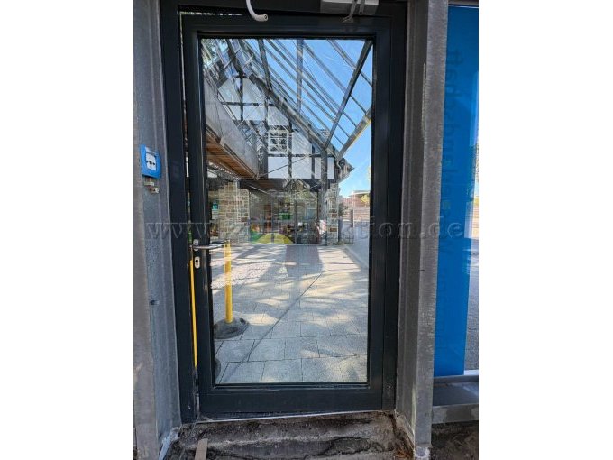 4 aluminium deuren met glazen venster, inclusief kozijnen – foto 2 – kavel bij Zoll-Auktion, Oelde