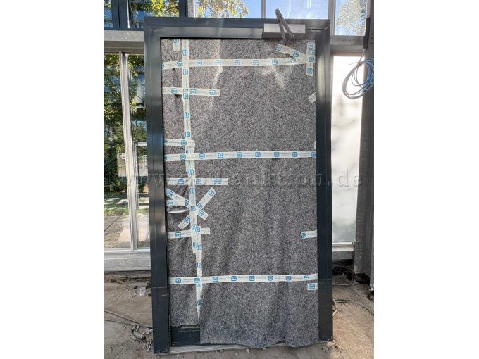 4 aluminium deuren met glazen venster, inclusief kozijnen – foto 3 – kavel bij Zoll-Auktion, Oelde