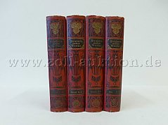 4 Bücher - Sämtliche Werke von Fritz Reuter, Original Ausgabe in 8 Bänden