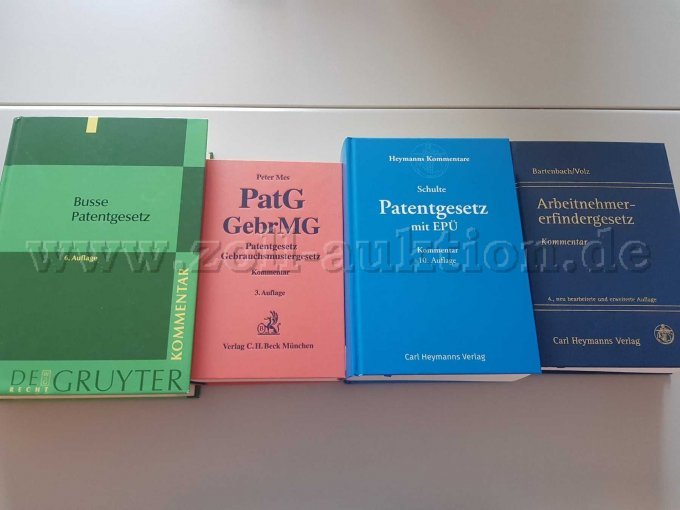 Bücher zum Thema Patentgesetz und Arbeitnehmererfindergesetz - Cover