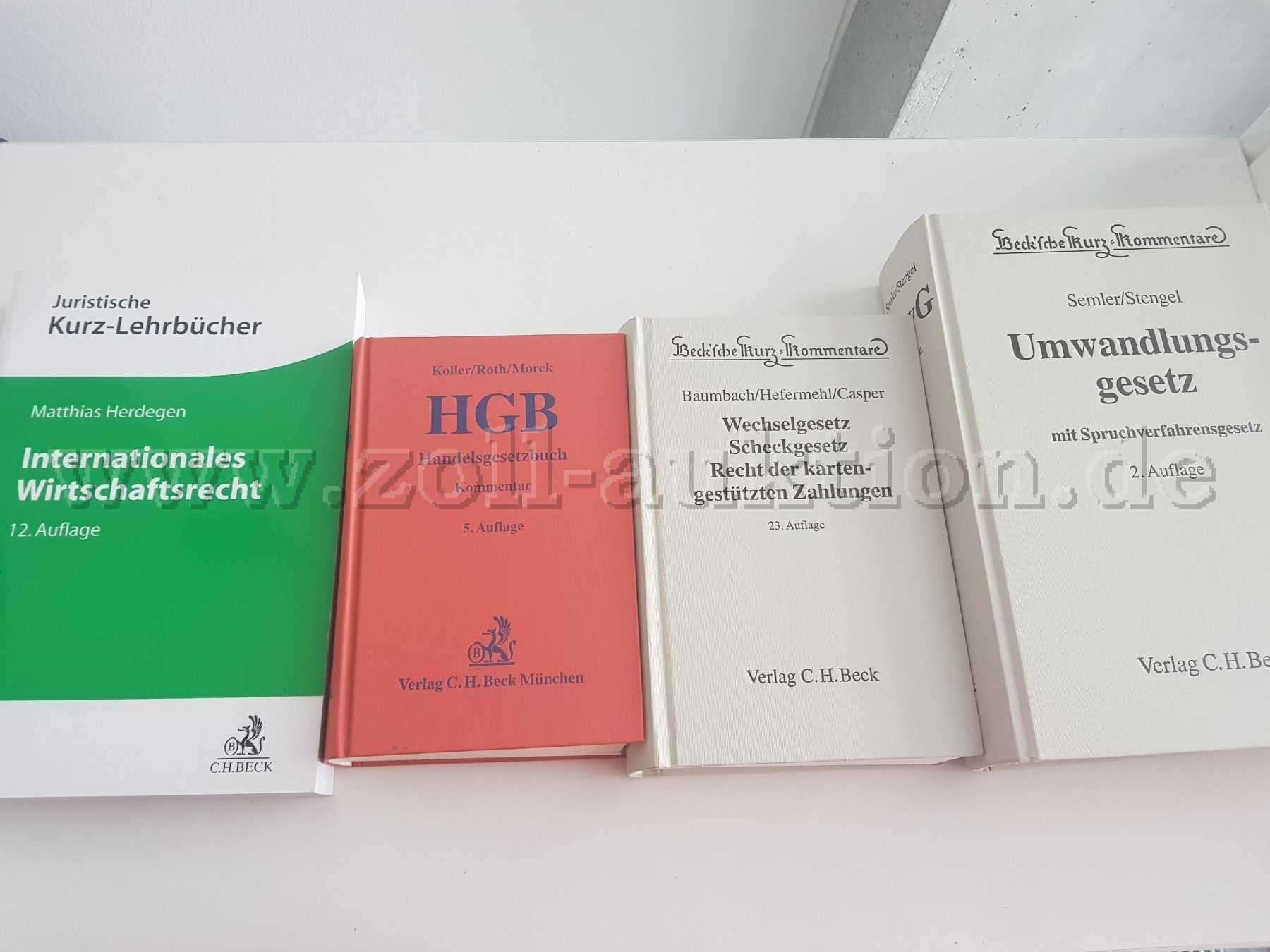 Bücher zum Thema Wirtschaftsrecht - alle Bände