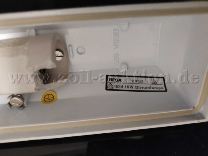 Bega 2968 Orientierungslampe Typenschild