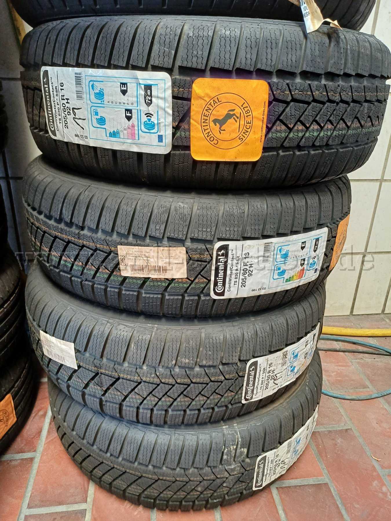 4 pneus hiver Continental 205/60 R 16