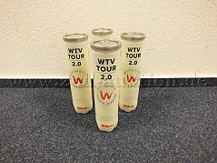 Gesamtansicht der Tennisbälle