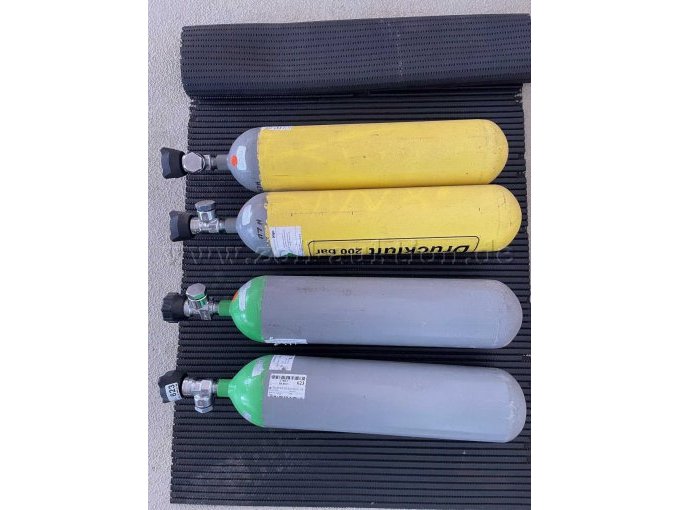 4x Dräger Druckluftflaschen 4l/200bar