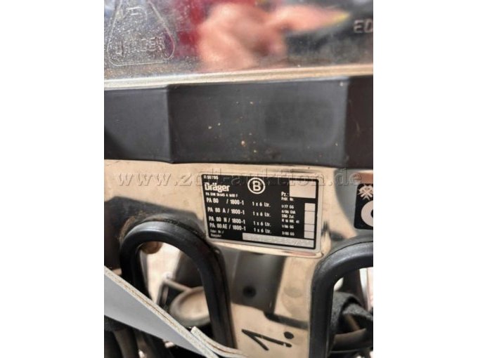 Dräger Grundplatten Typenschild