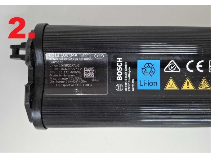 2. Bosch CompactTube 400, Typenschild