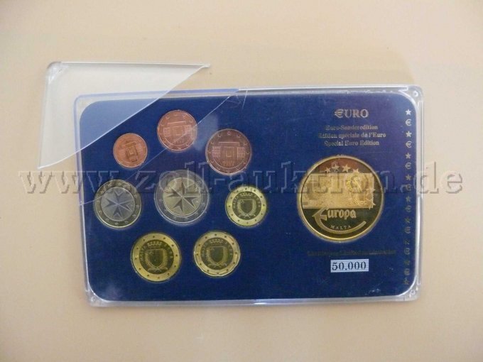 4 Euro Kursmünzensätze BRD, Slowenien, Malta und Zypern – foto 9 – kavel bij Zoll-Auktion, Hof