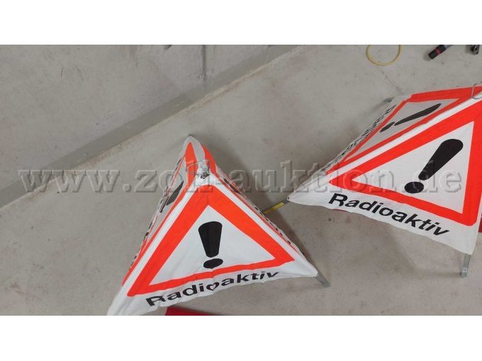 Ansicht Faltsignale von oben