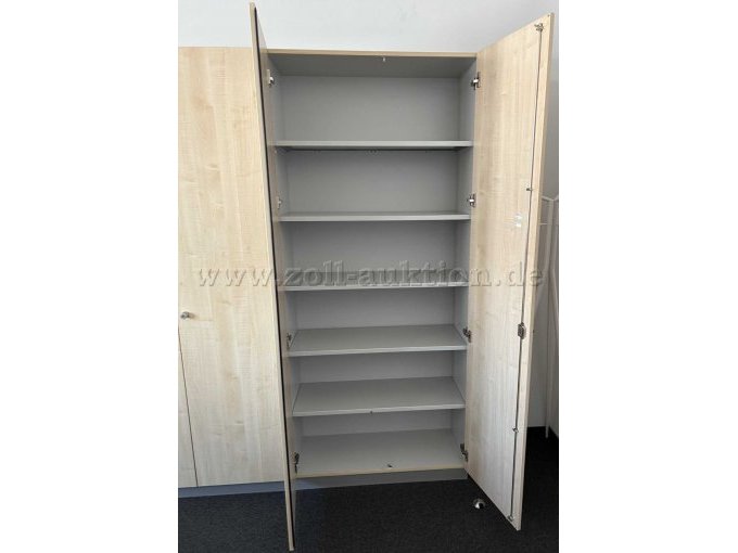 Flügeltürenschrank offen, 6 OH., mit Einlegeböden