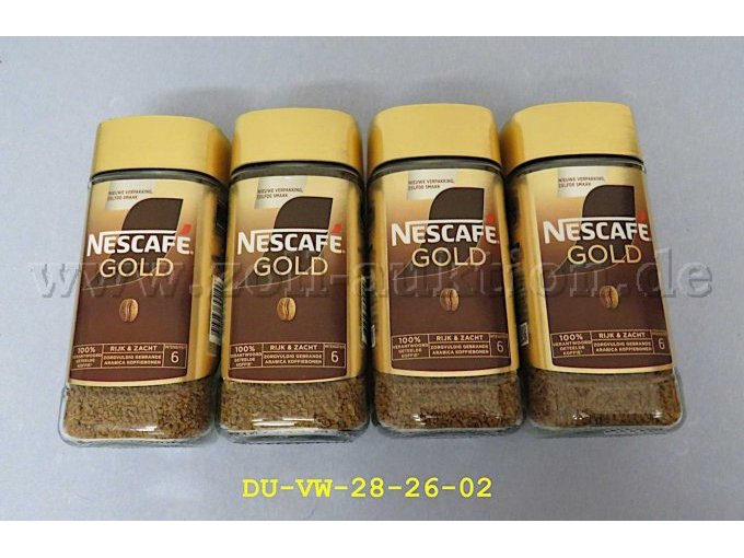 4 Gläser Nescafe Gold a 200 Gramm 4 Gläser Nescafe Gold a 200 Gramm