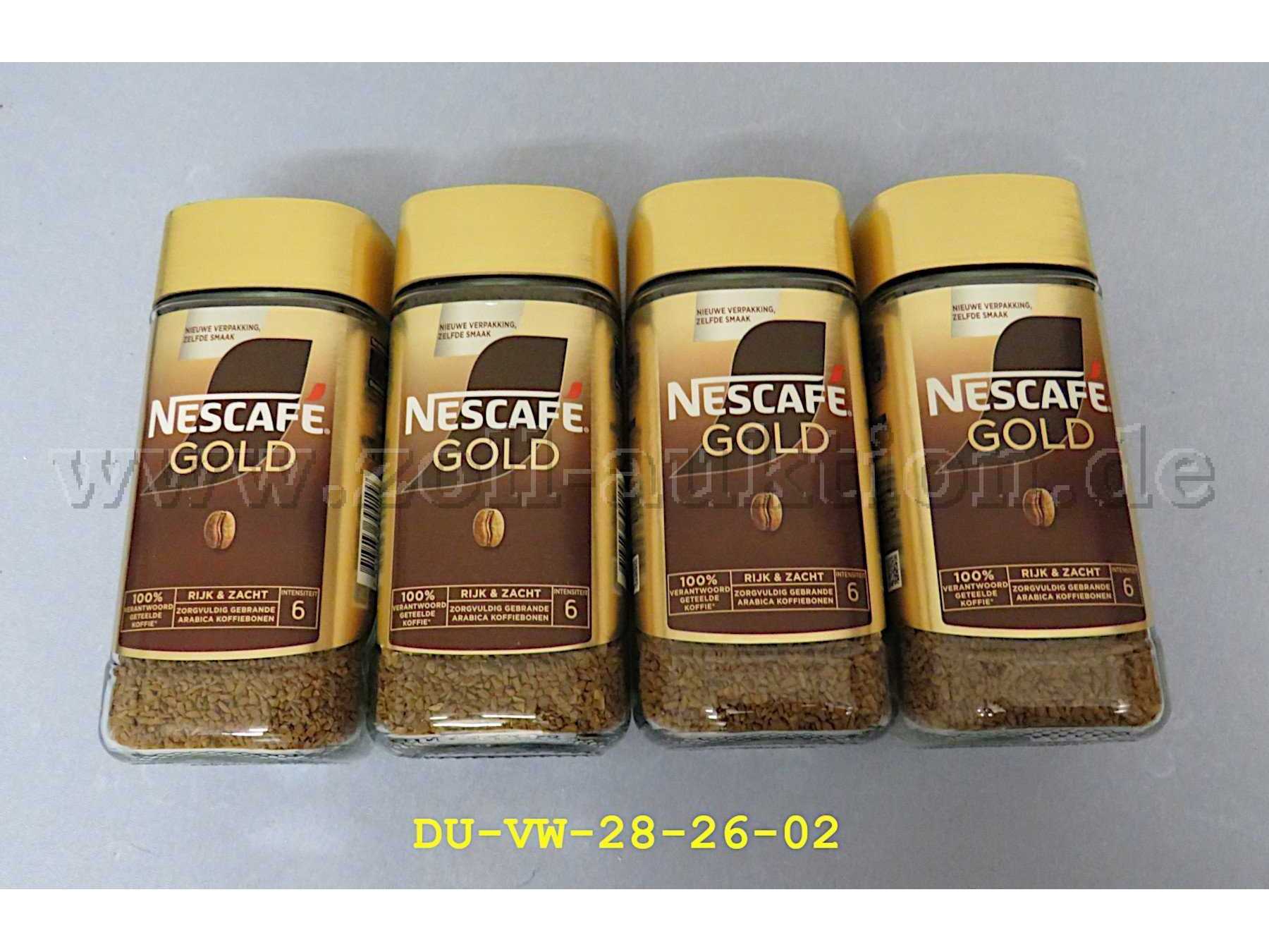 4 Gläser Nescafe Gold a 200 Gramm