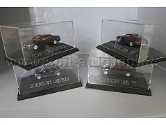 Herpa Modellautos Mini Copper, 3er BMW, Porsche 911 und Mercedes CL 600, 1:87 Gesamtansicht
