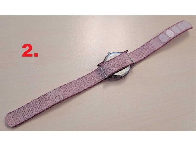2. Kinder- Armbanduhr, analog Quarzuhr, Cander Berlin, Rückseite