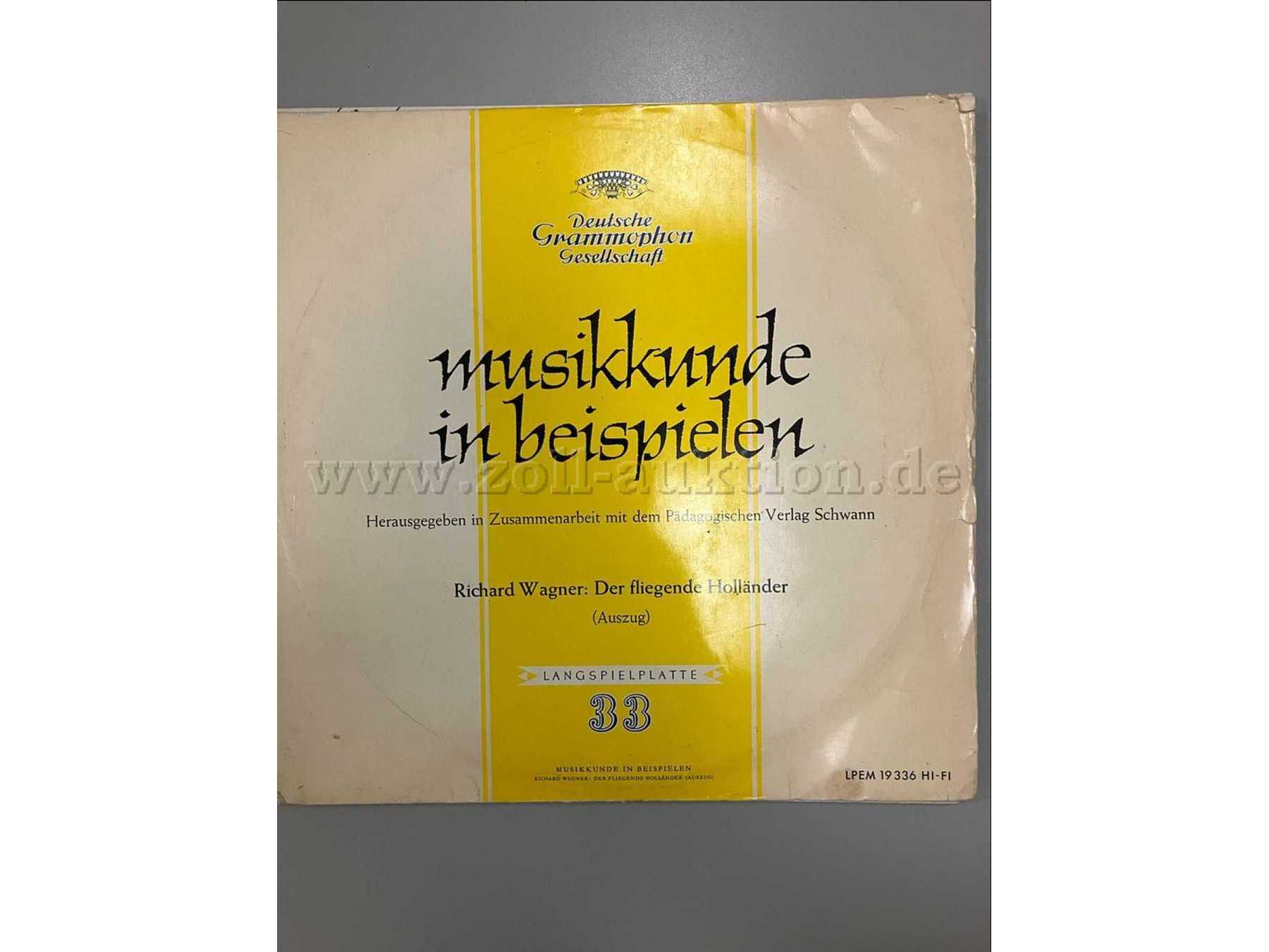 Musik in Beispielen (Wagner)Frontcover