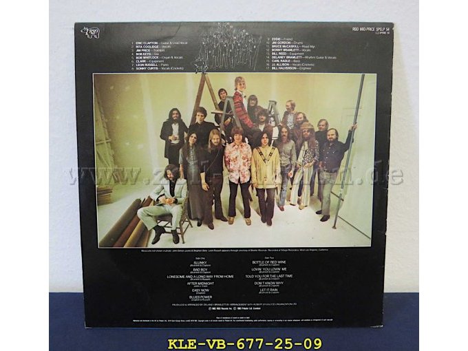 Cover Rückseite Eric Clapton