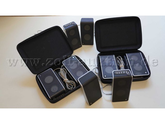 4 Paar Logitech PC-Lautsprecher mit 2x im Case