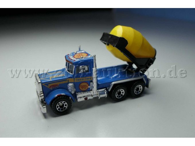 Matchbox 1981 Zementmischer Ansicht von der Seite