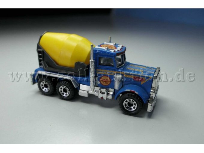 Matchbox 1981 Zementmischer Ansicht von der Seite