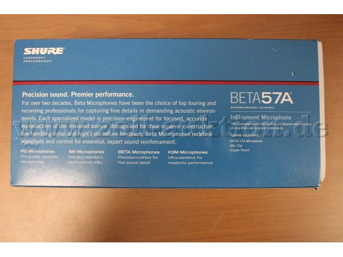 4 Mikrofone Beta 57A von Shure – foto 3 – kavel bij Zoll-Auktion, Aachen