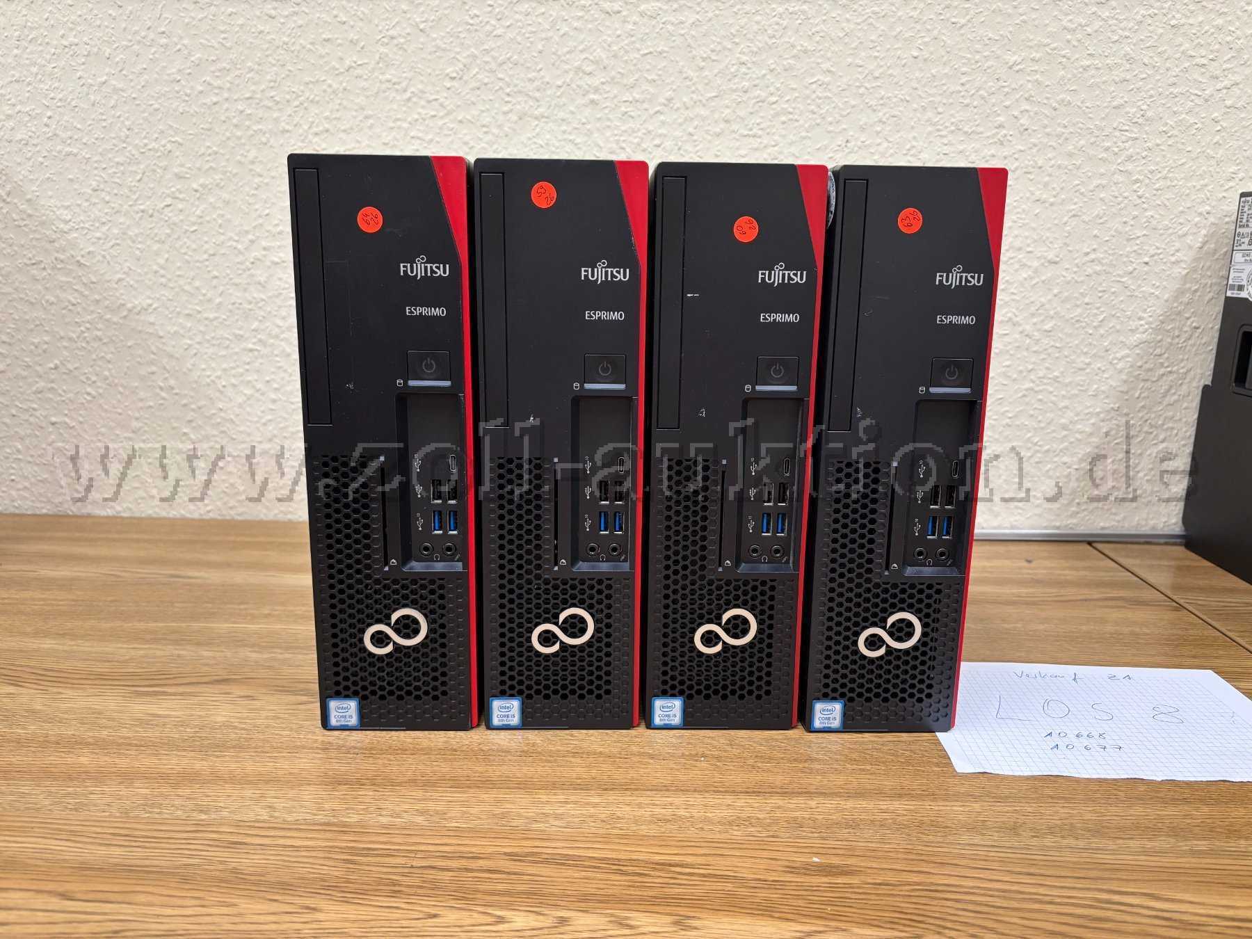 4 PCs Ansicht vorn