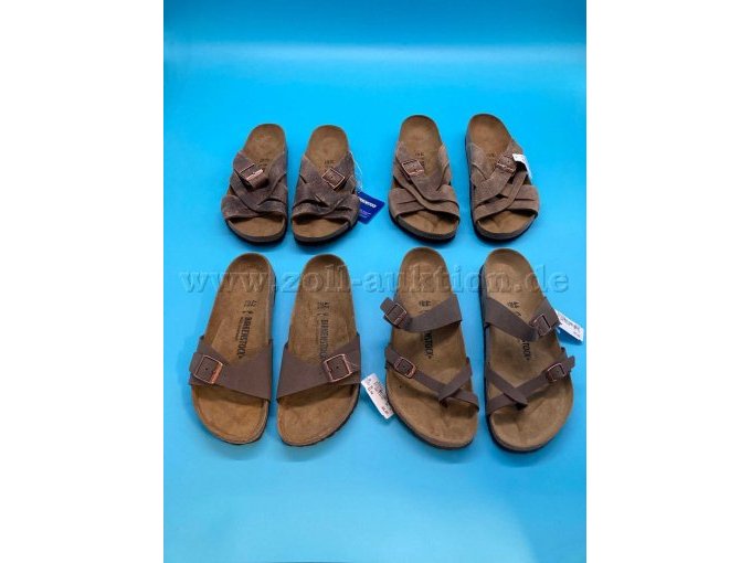 Übersichtsaufnahme Sandalen von oben