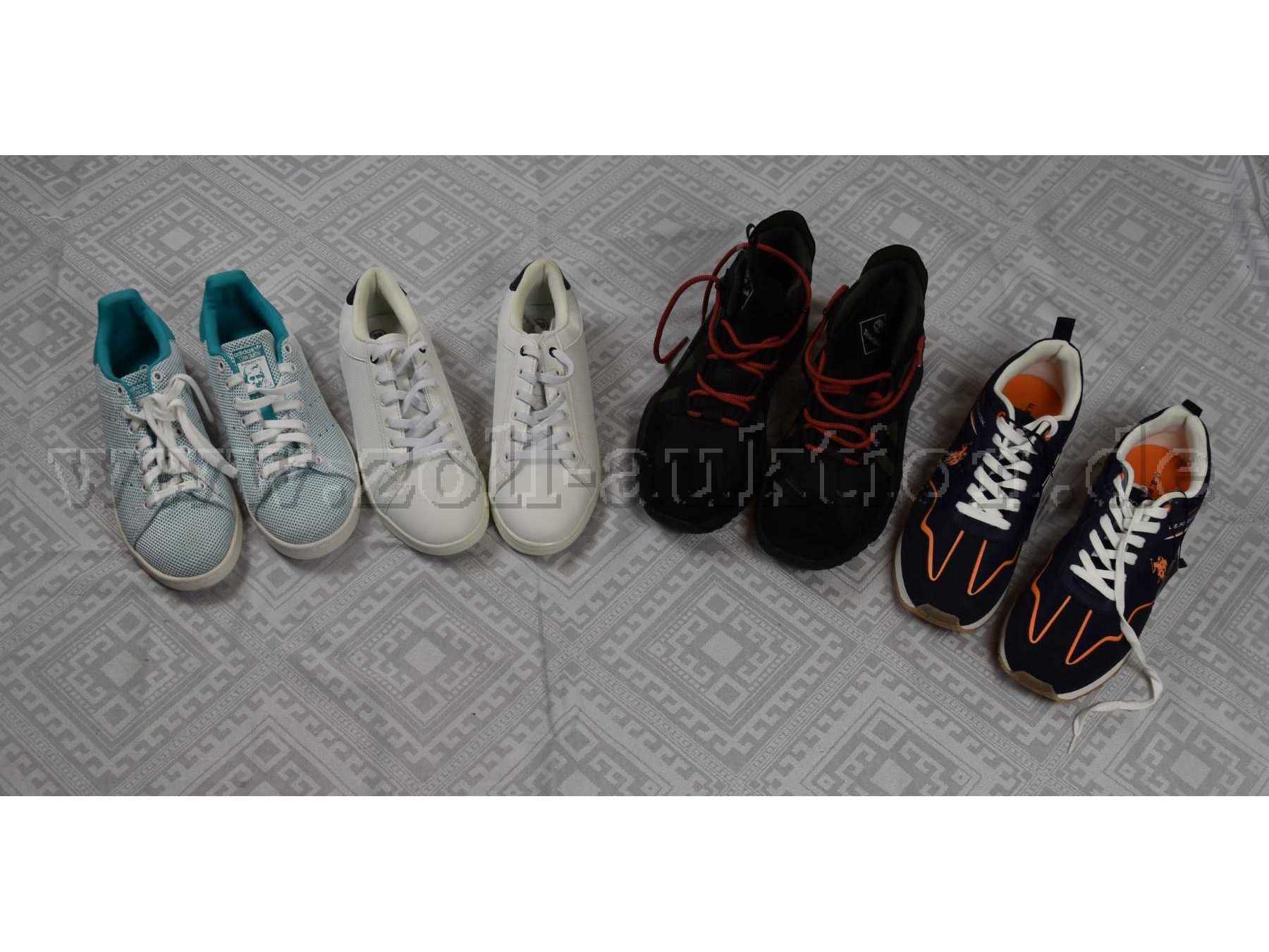 4 Paar Schuhe der Marken „Timberland“, „Adidas“ u.w. Gr. 39-42