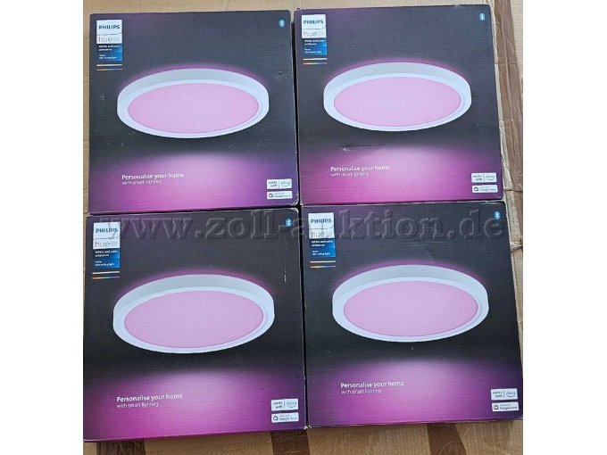 4 Stück Philips Deckenlampen Hue white and color ambiance