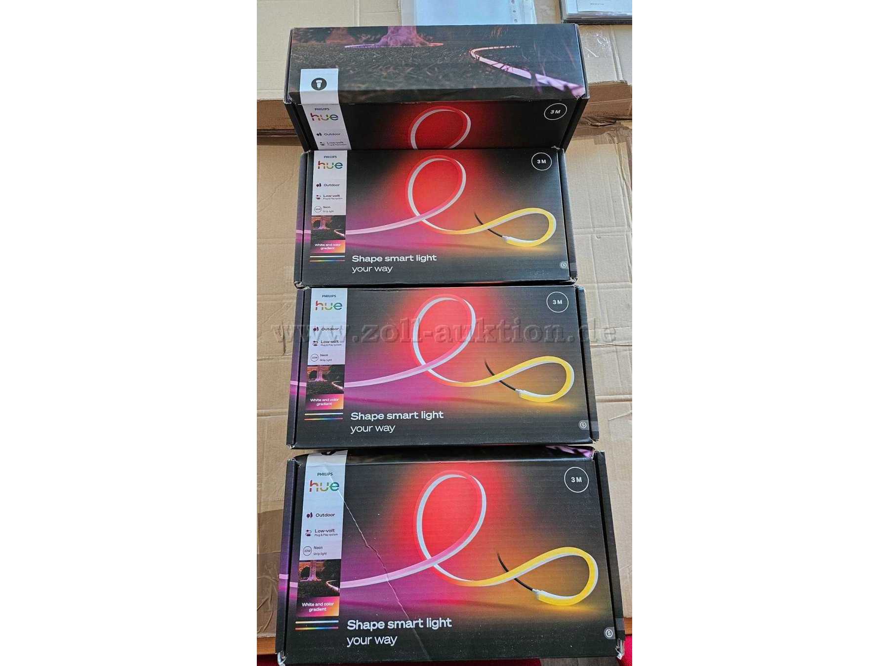 4 Stück Philips Hue Strip light Outdoor 3m