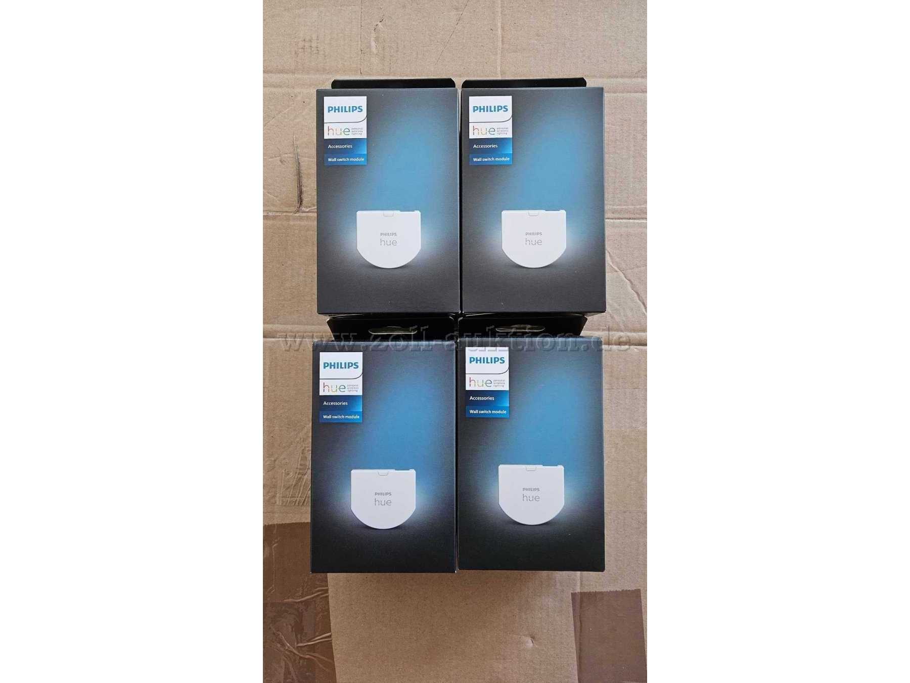 4 Stück Philips Hue Wandschalter Module weiß