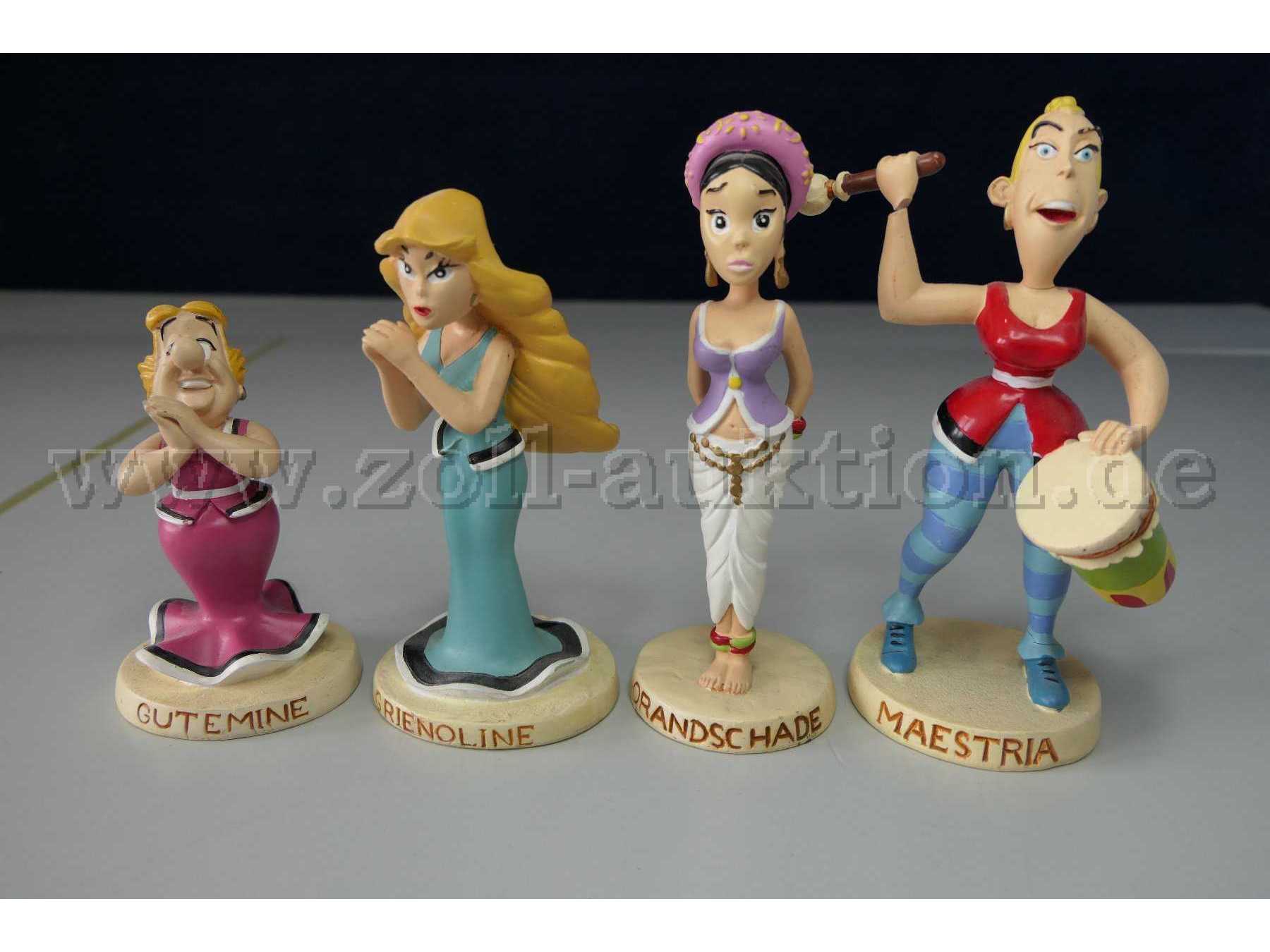 Plastoy Sammelfiguren "Asterix und seine Welt" Gesamtansicht von vorne