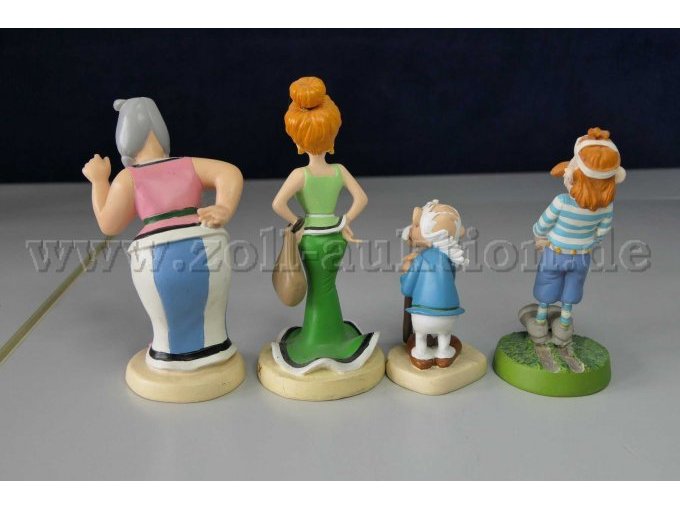 Plastoy Sammelfiguren "Asterix und seine Welt" Gesamtansicht von hinten