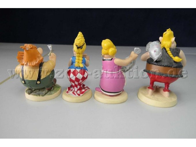 Plastoy Sammelfigur "Asterix und seine Welt" Gesamtansicht von hinten
