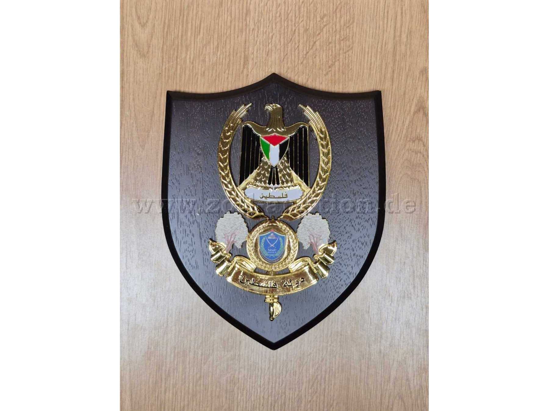 Polizei-Abzeichen_Palestinian Police_Wandbild
