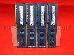 Gesamtansicht der Auktion 4 Arbeitsspeicher, Vorderseite