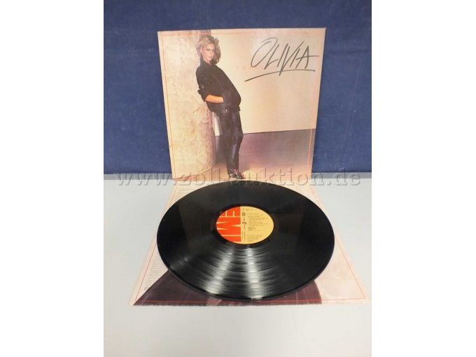 Detailansicht der LP "Olivia" ohne Hülle