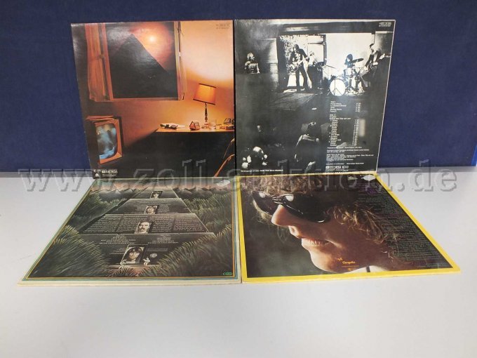 Rückseite der LPs mit Beschädigungen