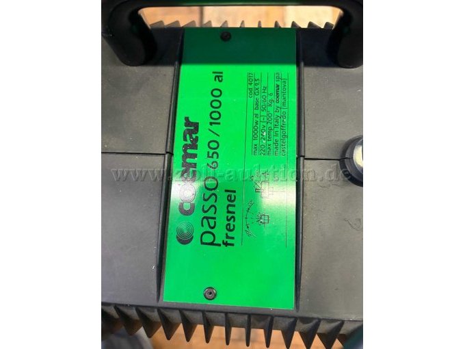 Coemar Passo 650/1000 al fresnel, Typenschild