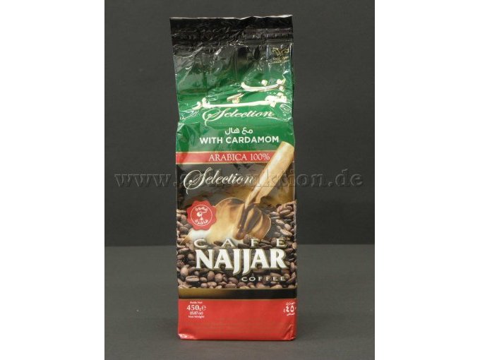 450g Najjar Arabischer Mokka mit Kardamom Front