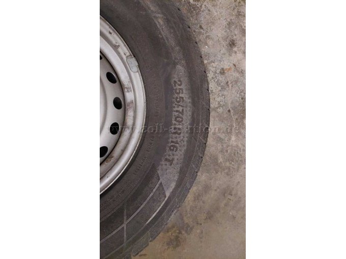 Ansicht der Reifengröße