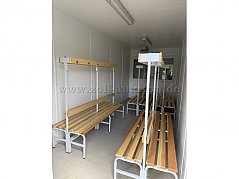 Darstellung 4x Umkleidebank