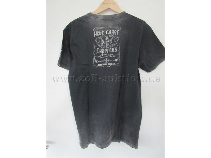T-Shirt dunkelgrau Adler Rückseite